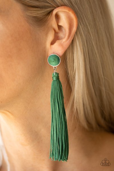 Tightrope Tassel  Green