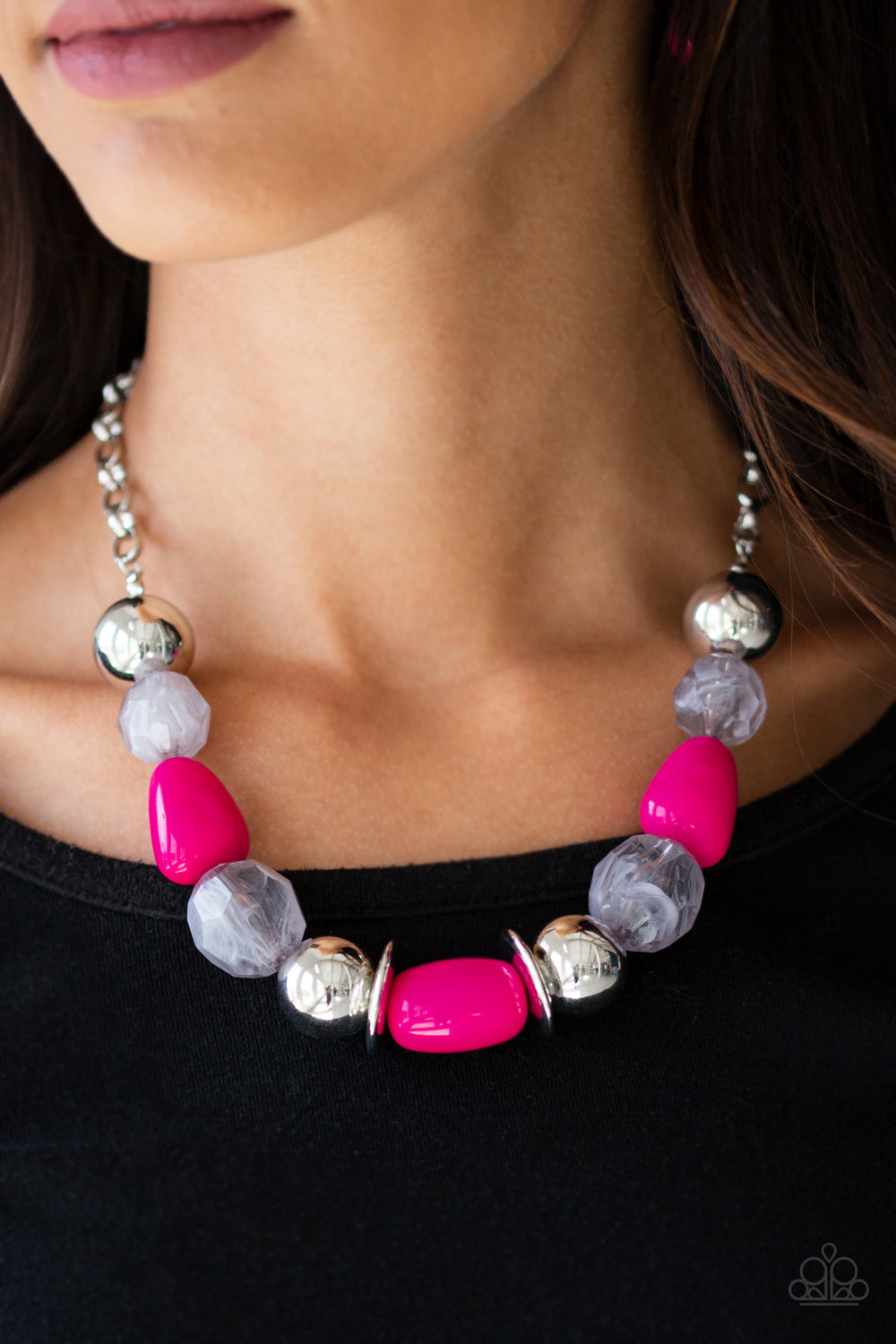 South Shore Sensation - Pink Necklace Set