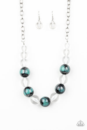 Torrid Tide  Blue Necklace