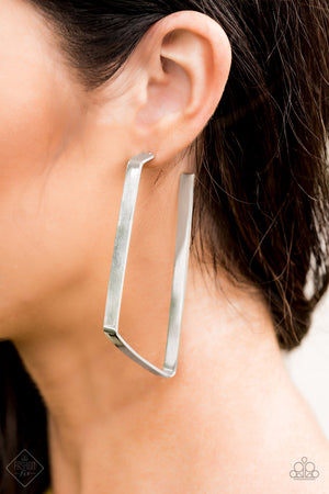 Geo Jam Silver earring