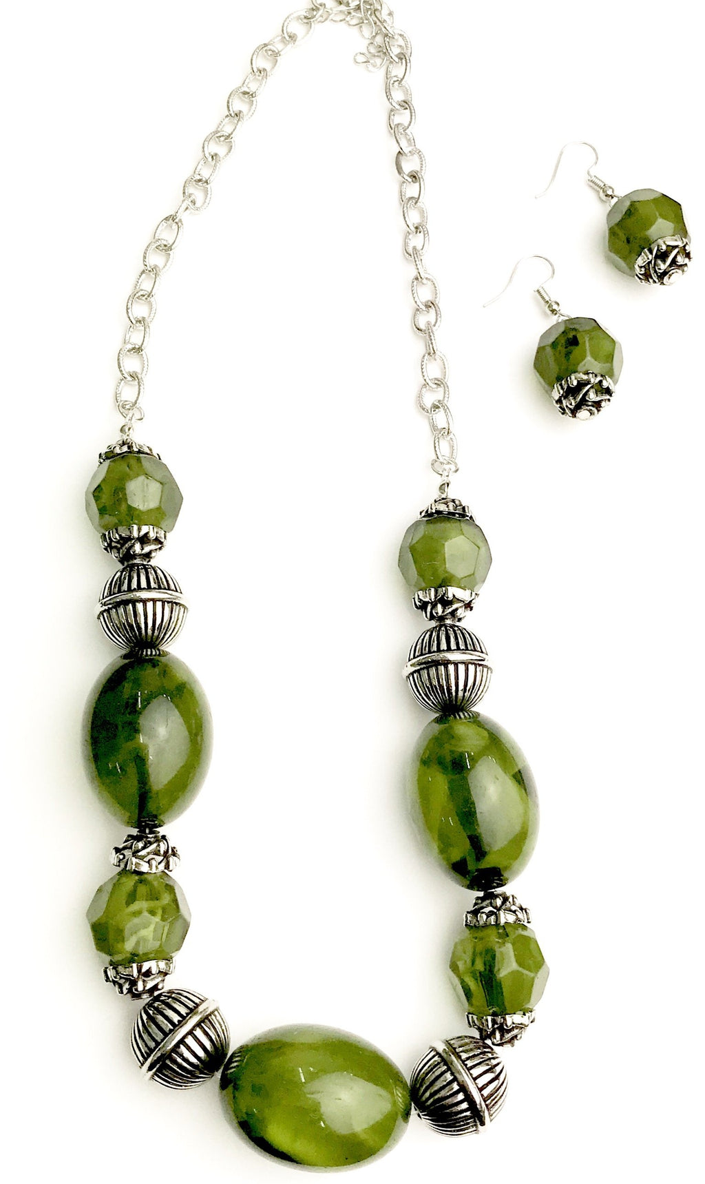 Ice Melt Green Necklace